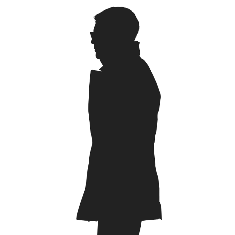 Illustration man with double breasted coat vector