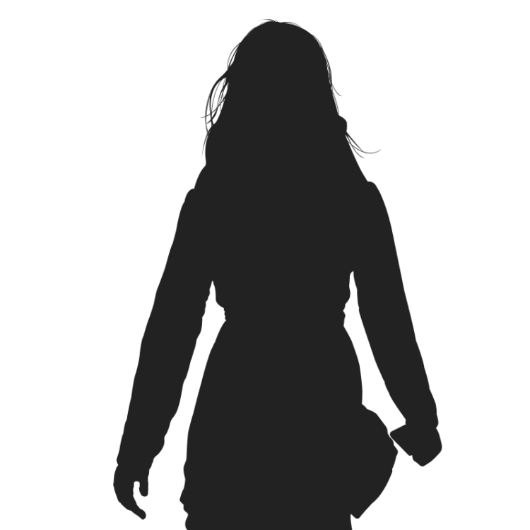 Illustration young woman with mobile phone vector