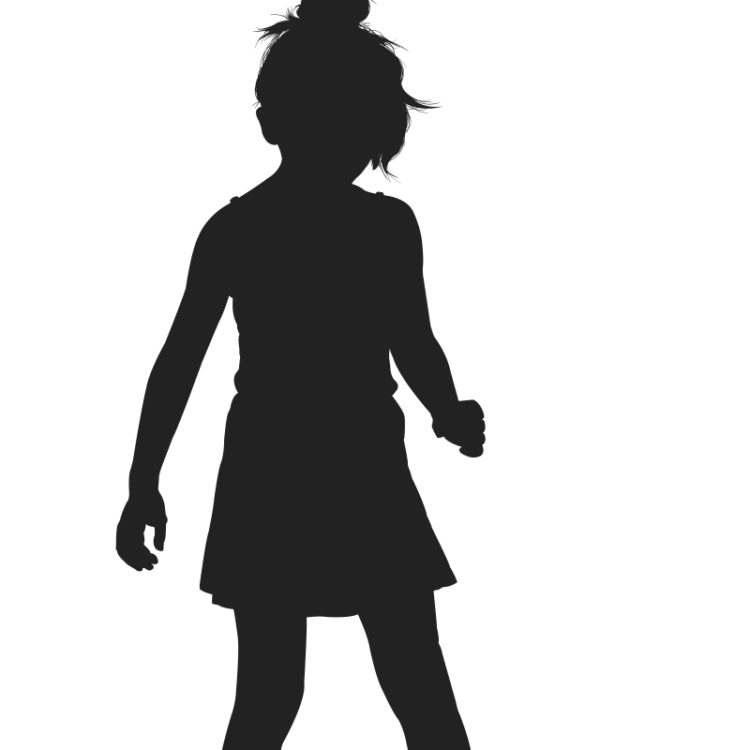 Illustration girl with hoverboard swagway vector